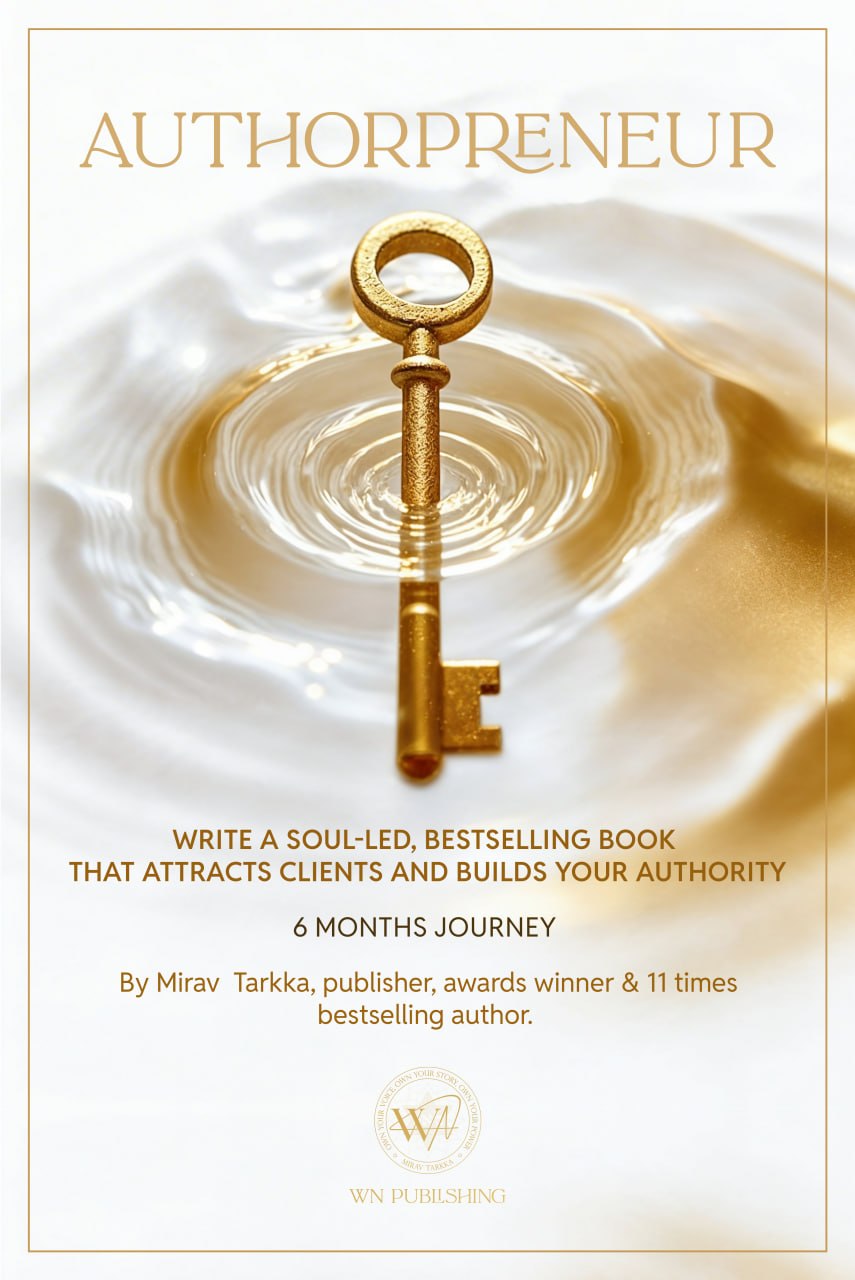 Authorpreneur — Create by Mirav Tarkka